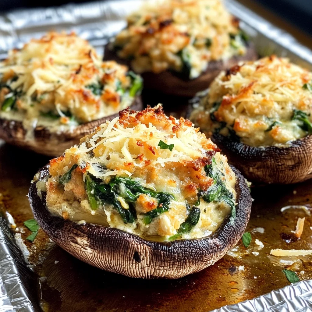 Crab Stuffed Mushrooms