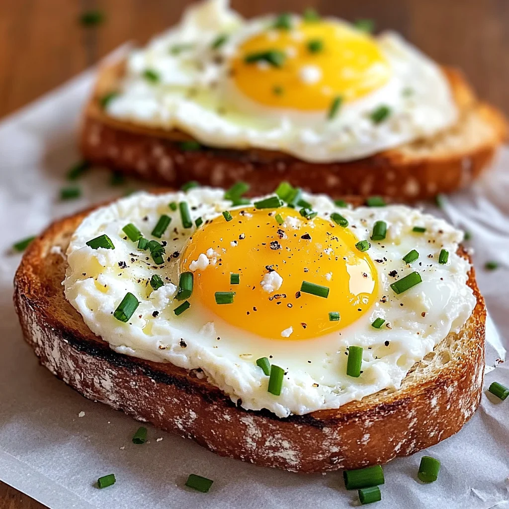 Easy 6-Ingredient Egg and Ricotta Toast