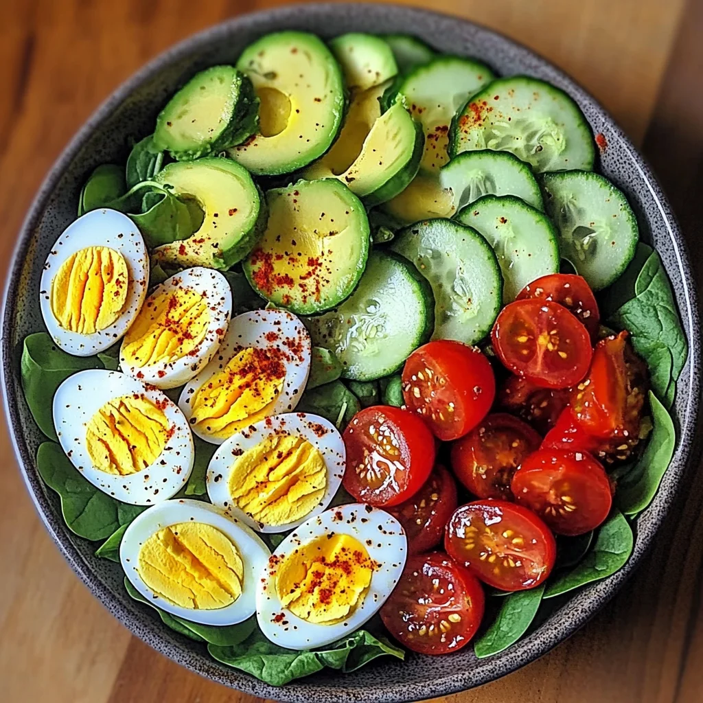 Egg & Avocado Veggie Bowl