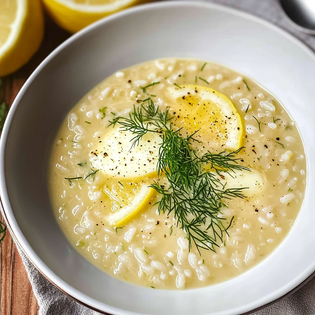 Greek Egg and Lemon Soup (Avgolemono Soupa)