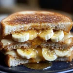 Honey Banana Grilled Cheese Sandwich