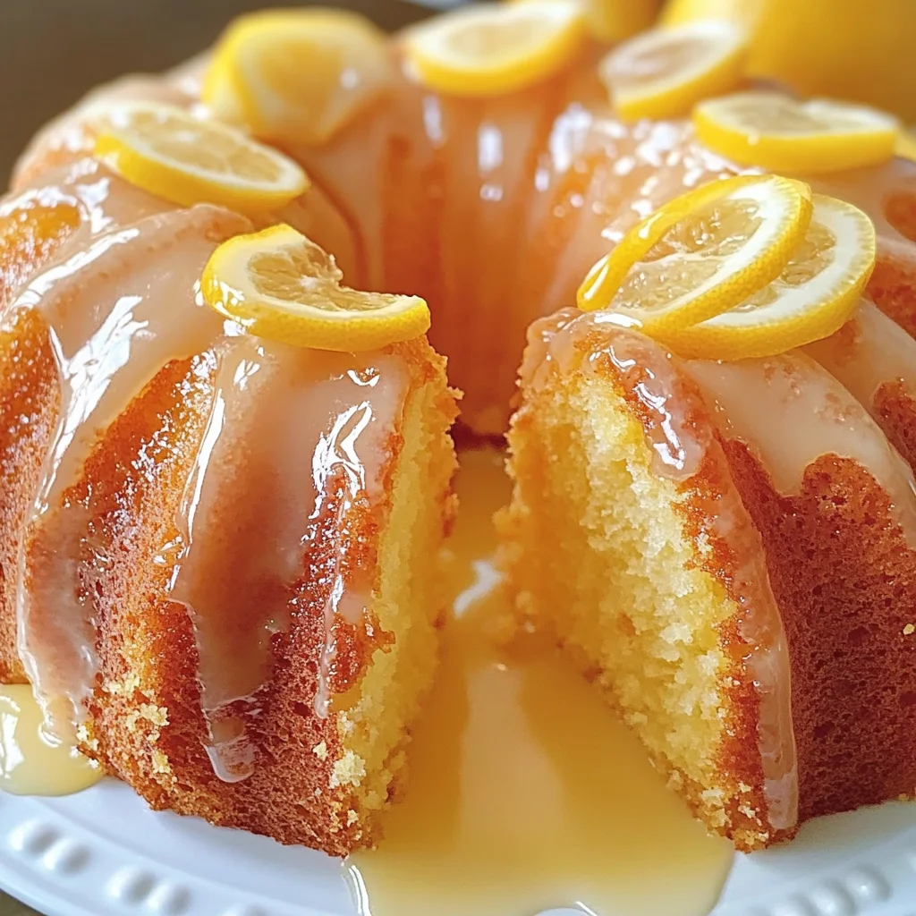 Lemon Bundt Cake Recipe