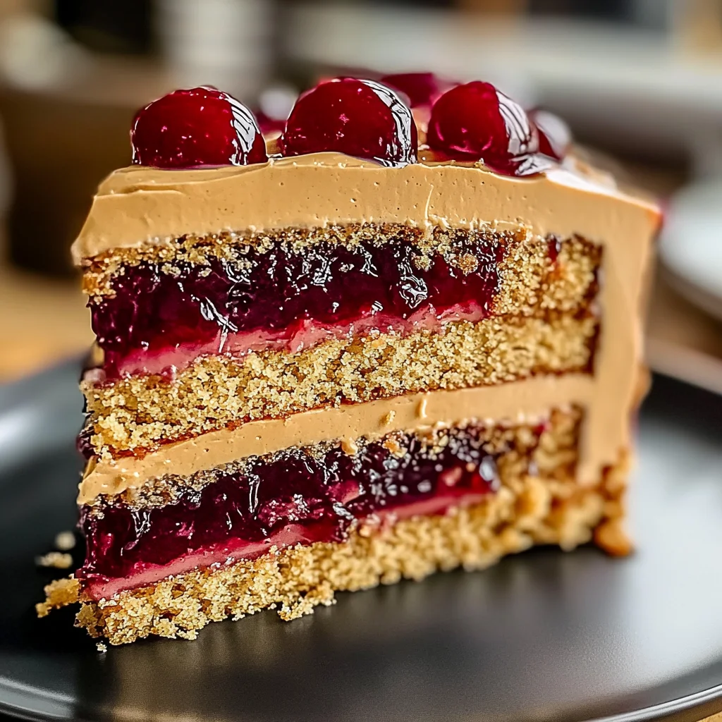 Peanut Butter & Jelly Cake