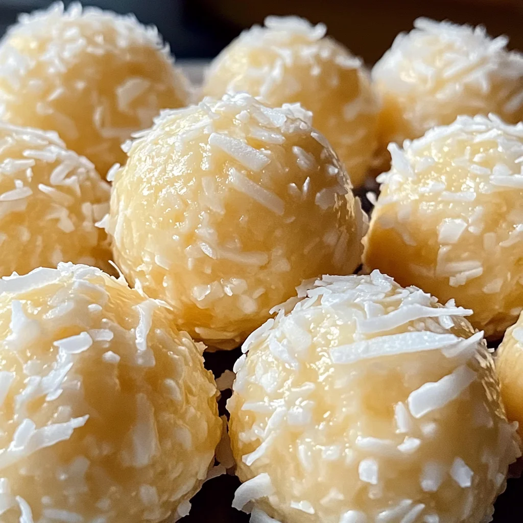 Pineapple Coconut No Bake Balls