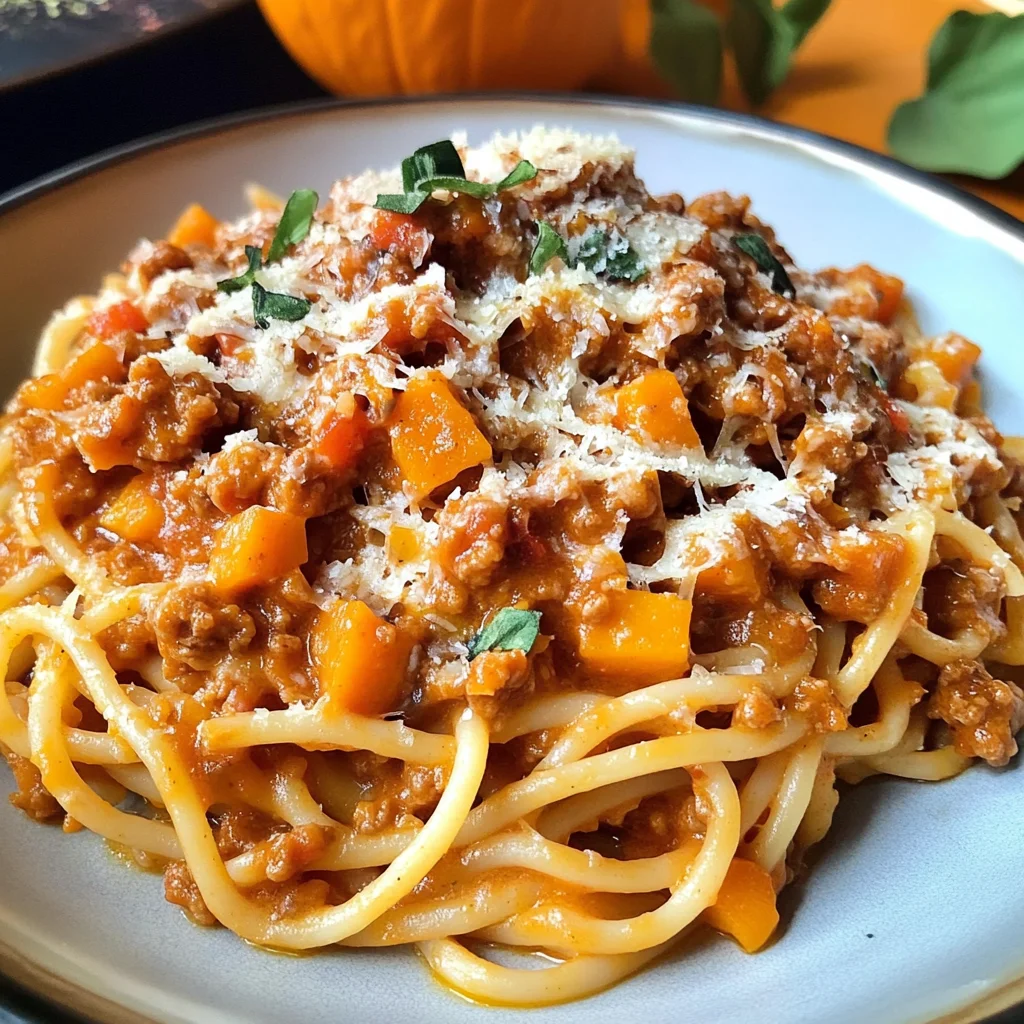 Pumpkin Bolognese