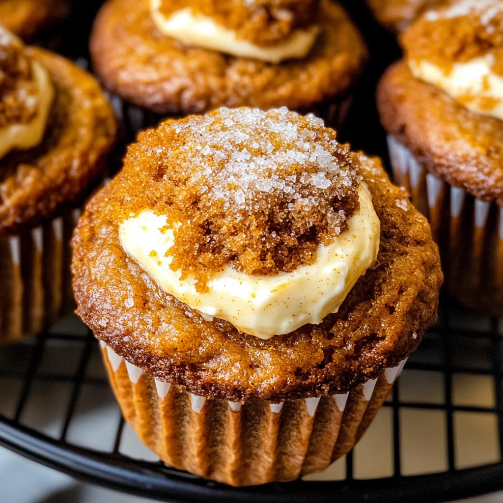 Pumpkin Cream Cheese Muffins