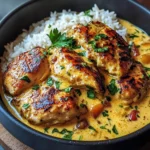 Spicy Cream Dream: Peri-Peri Chicken with Garlic Rice