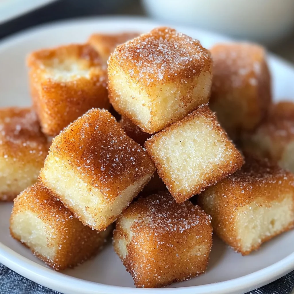 Tasty Angel Cake Churro Bites