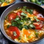Tomato Egg Drop Soup