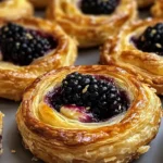 Blackberry Brie Pastry Swirls