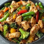 Chicken Veggie Rice Stir-Fry