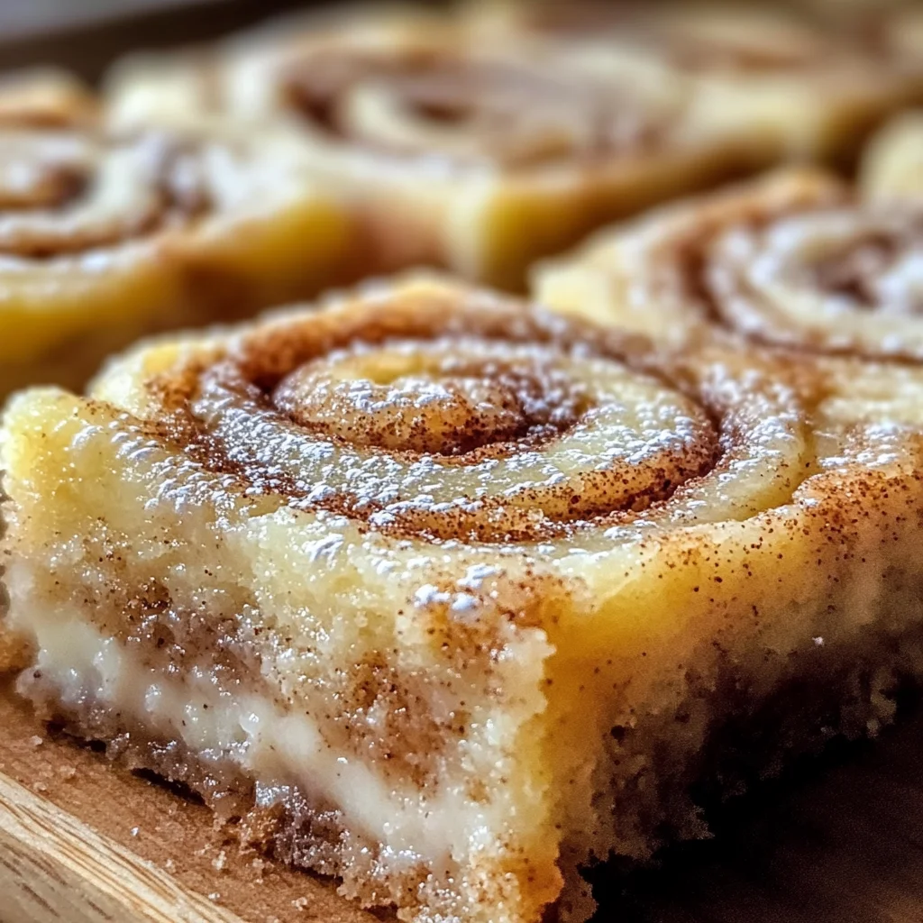 Cinnamon Roll Bliss Bars