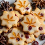 Cranberry Orange Shortbread Cookies Recipe