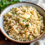 Garlicky Israeli Couscous Recipe