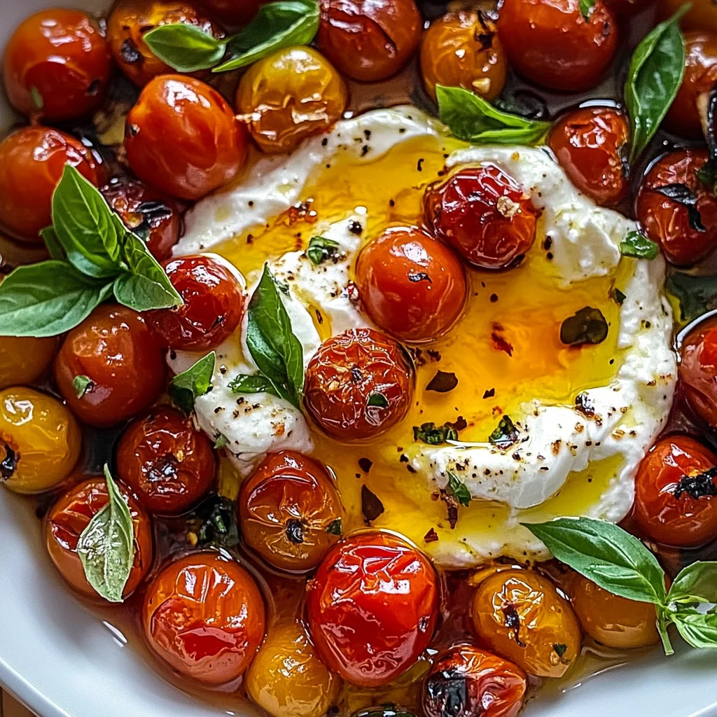Hot Honey Tomato Burrata Dip