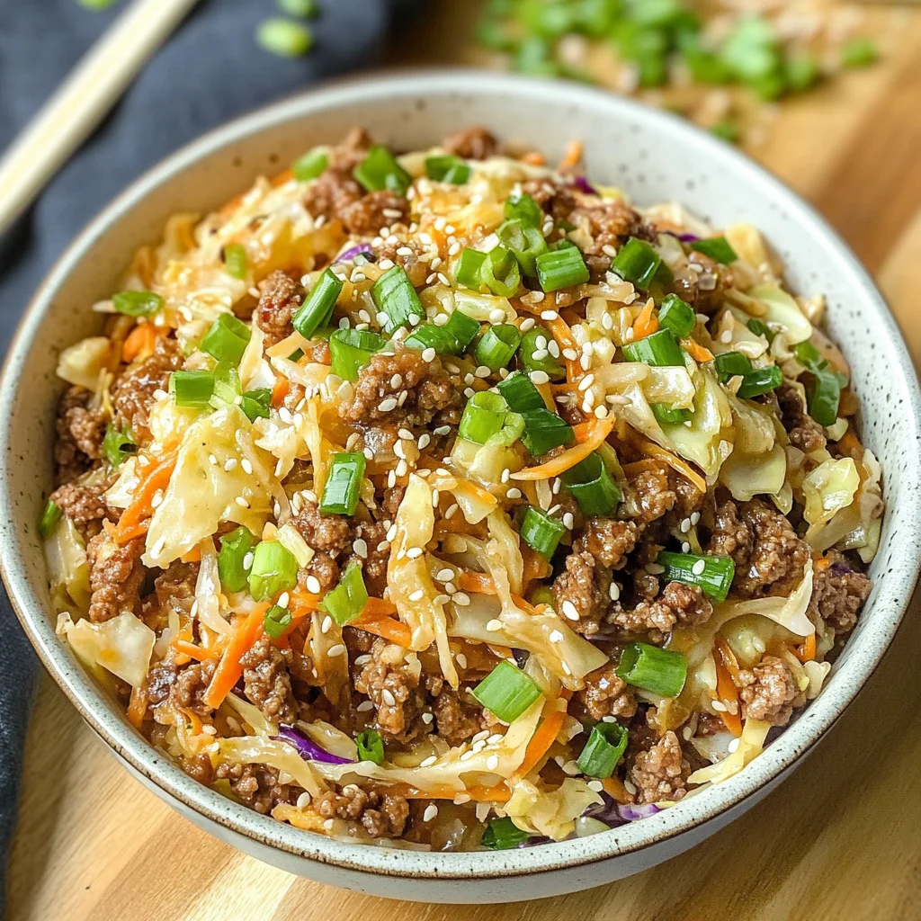 Inside Out Egg Roll in a Bowl