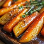 Maple Glazed Roasted Carrots