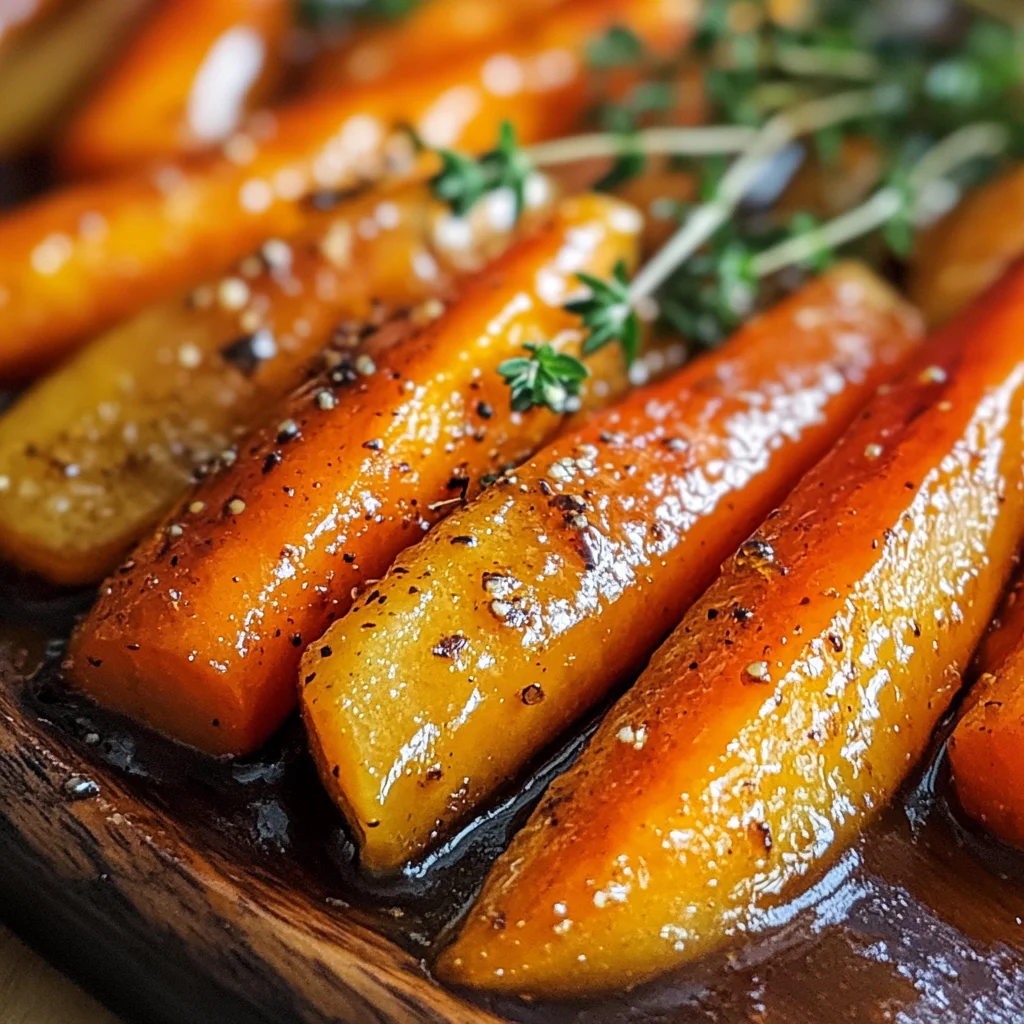 Maple Glazed Roasted Carrots
