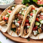 Mediterranean Chicken Tacos