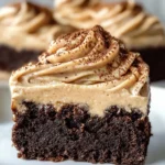 Mocha Brownies with Cafe Latte Frosting