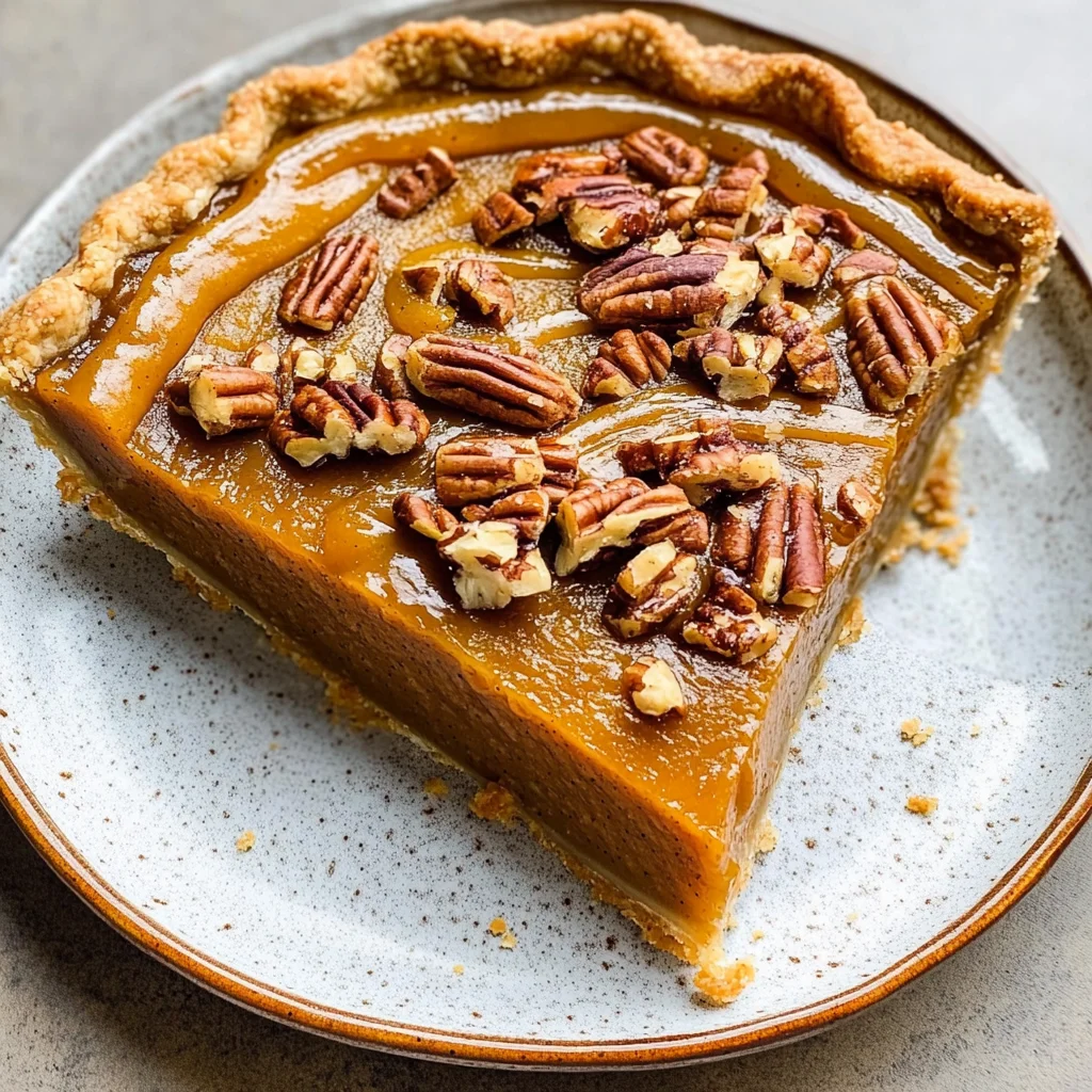 Praline Pumpkin Pie