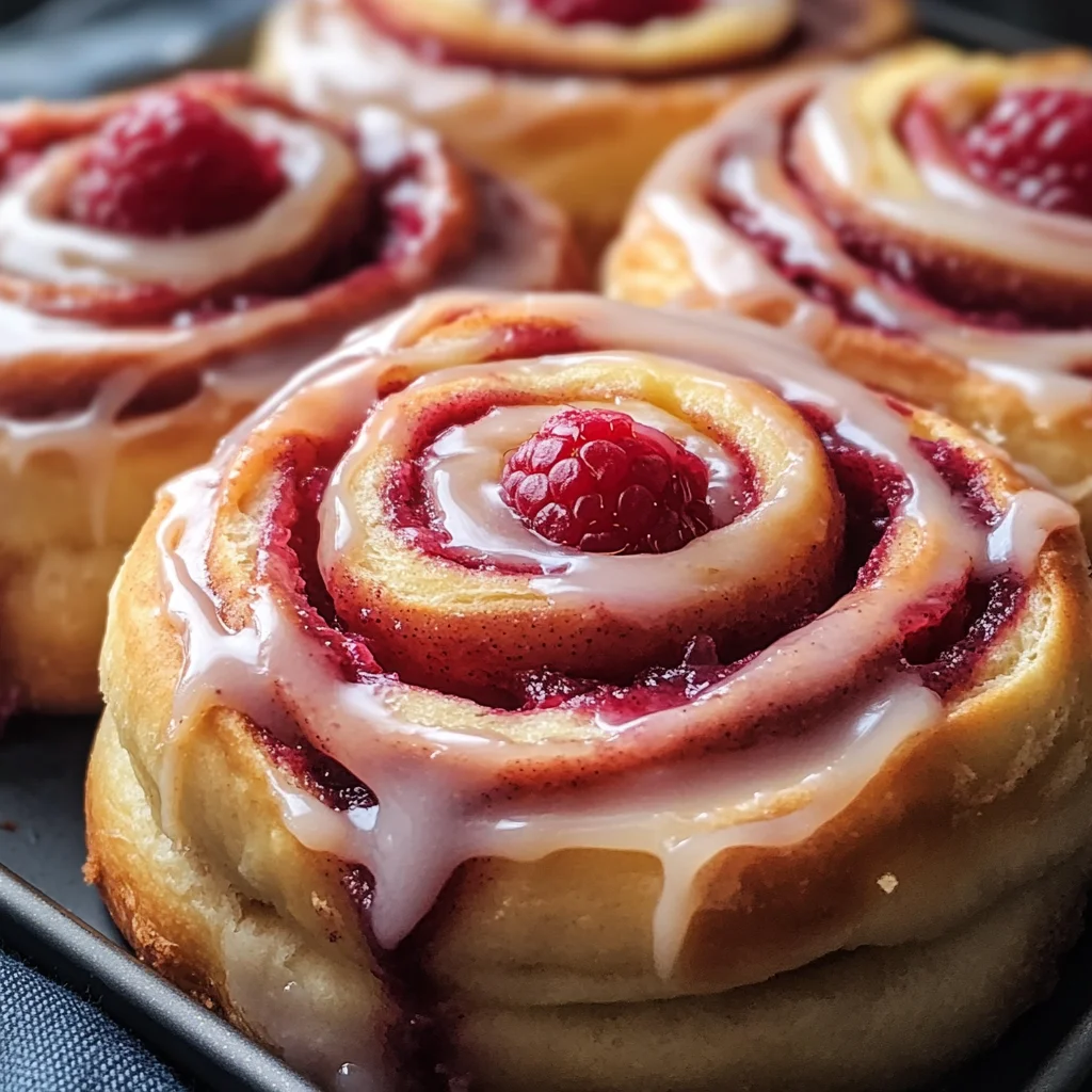 Raspberry Cinnamon Rolls