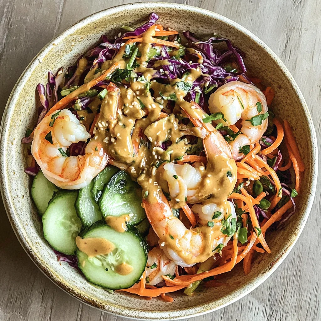 Spring Roll in a Bowl with Peanut Sauce (Easy Recipe)