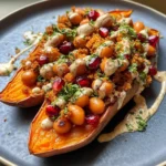 Sweet Potato with Butter Beans Crunch