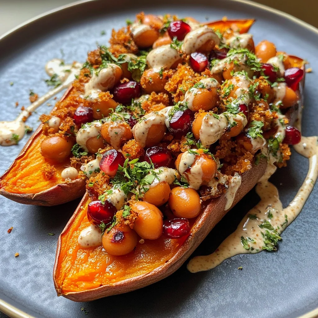 Sweet Potato with Butter Beans Crunch
