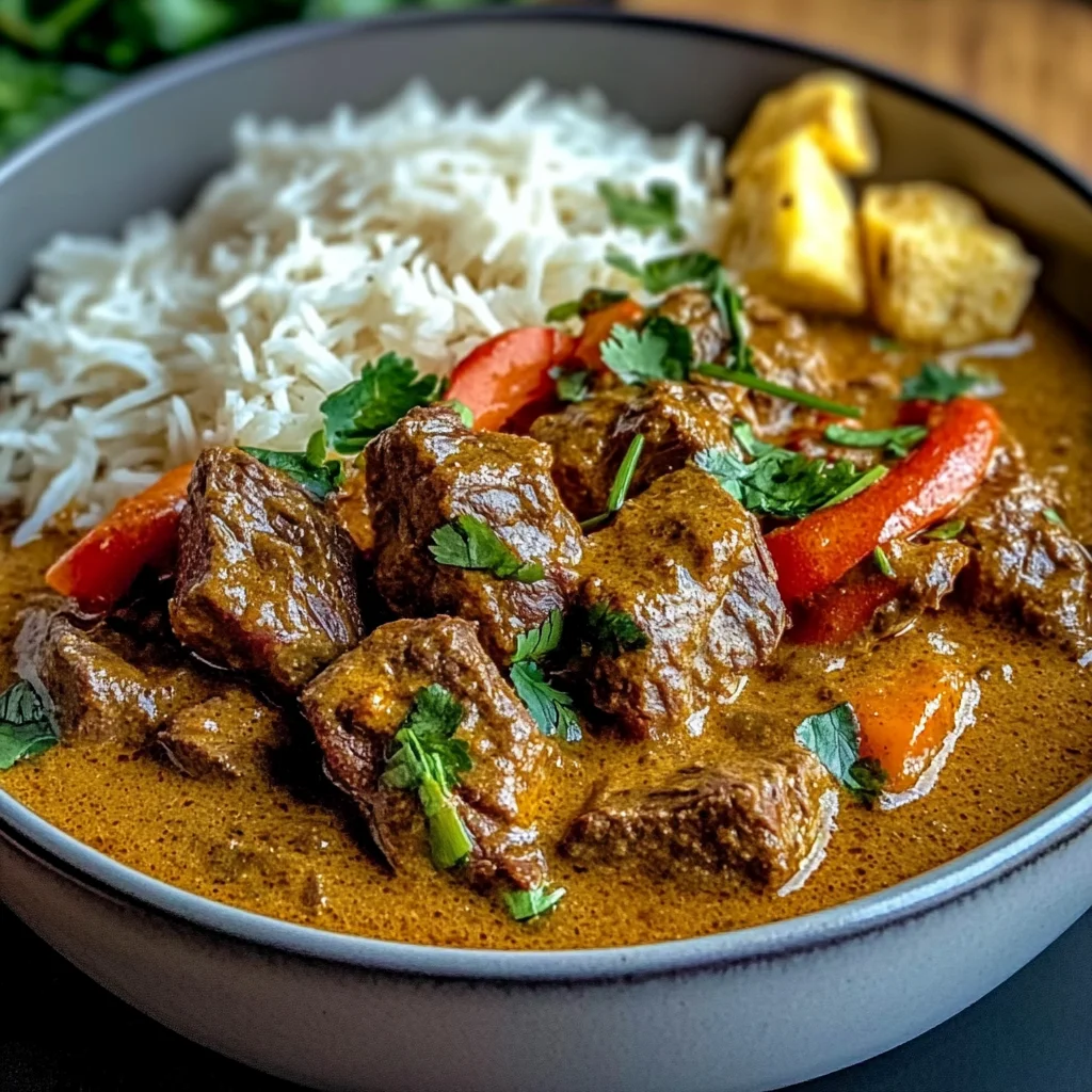 Beef and Coconut Curry Recipe