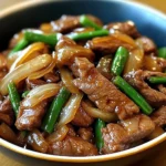 Chinese Beef Stir Fry with Caramelized Onions