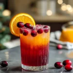 Cranberry and Orange Juice Mocktail