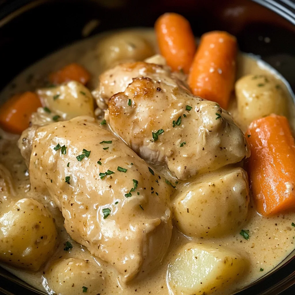 Crockpot Creamy Ranch Chicken