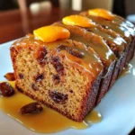 Date and Orange Loaf Cake with Orange Glaze
