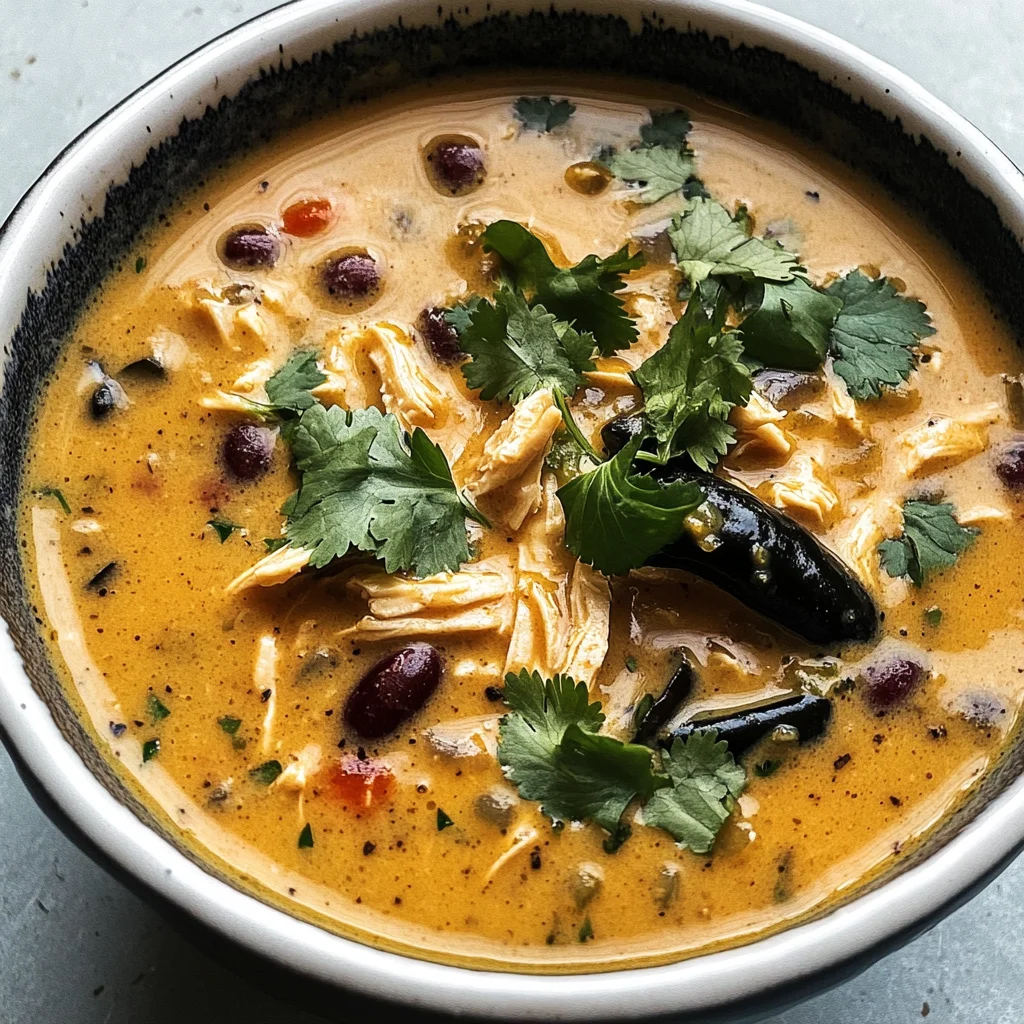 Easy Chicken, Poblano, and Black Bean Soup (Small Batch)