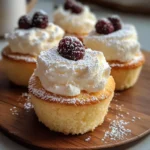 Fluffy Japanese Cotton Cheesecake Cupcakes