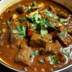 Indian Beef Curry with Tomato Gravy and Whole Spices