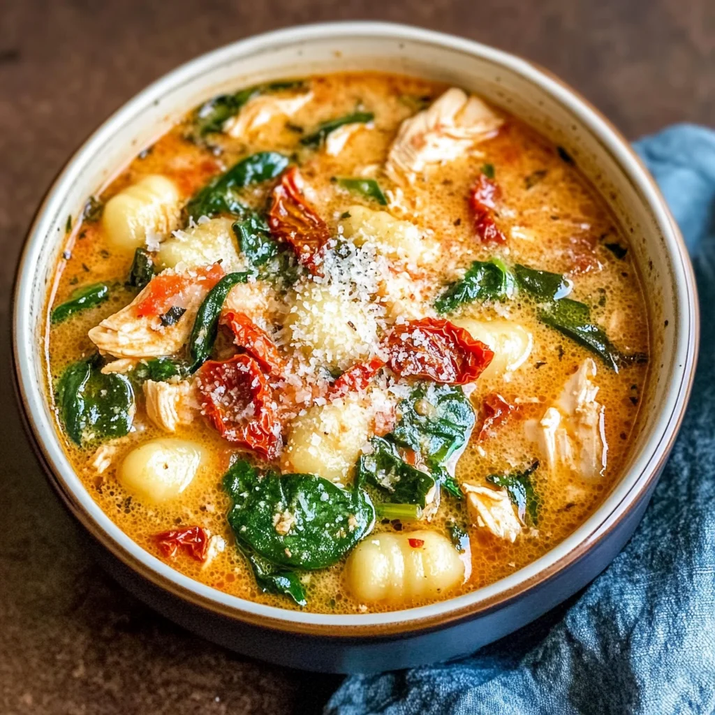 Italian Chicken Gnocchi Soup Recipe