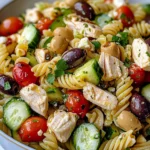 Mediterranean Chicken Pasta Salad
