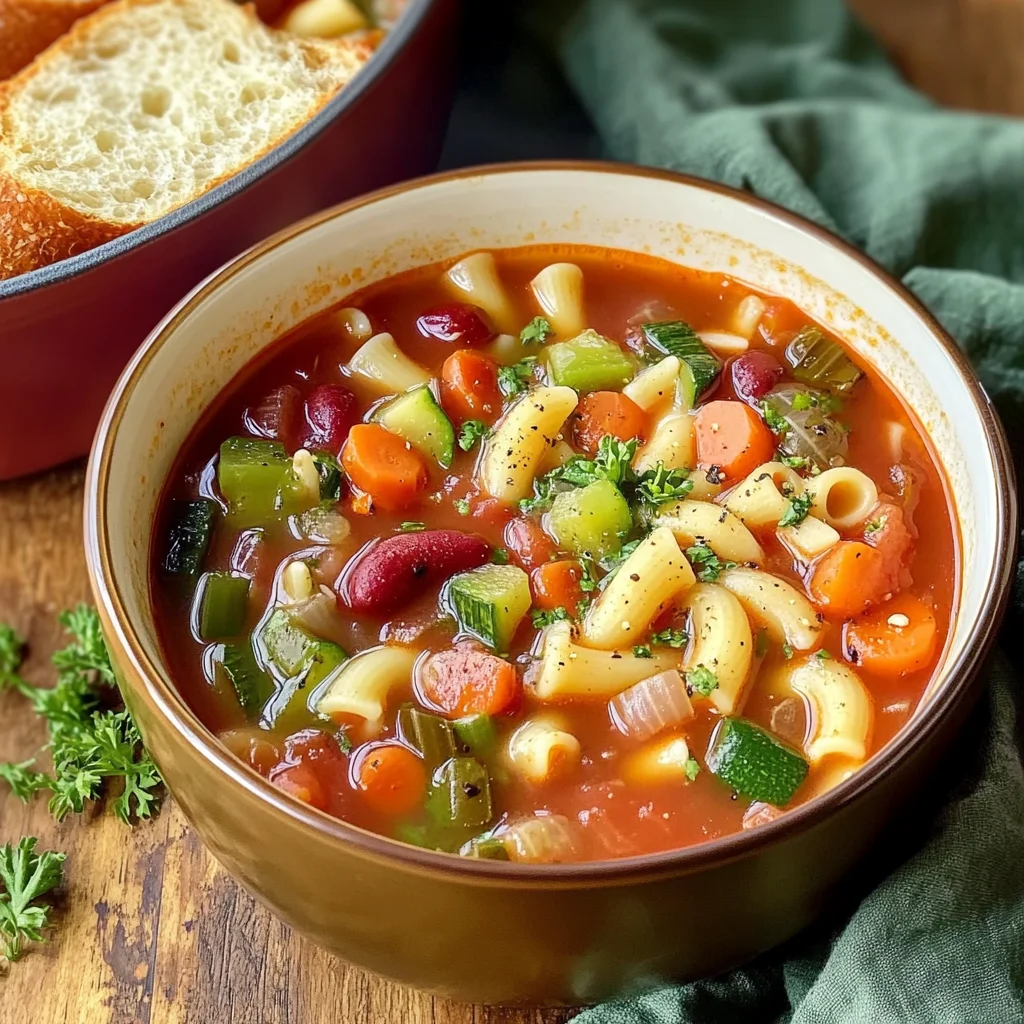 Minestrone Soup (Olive Garden Copycat) Recipe