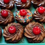 Piped Chocolate Butter Cookies