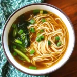 Quick and Easy Chinese Noodle Soup