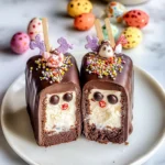 Rentier Cakesicles mit Nuss-Nougat-Creme