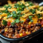 Slow Cooker Taco Casserole