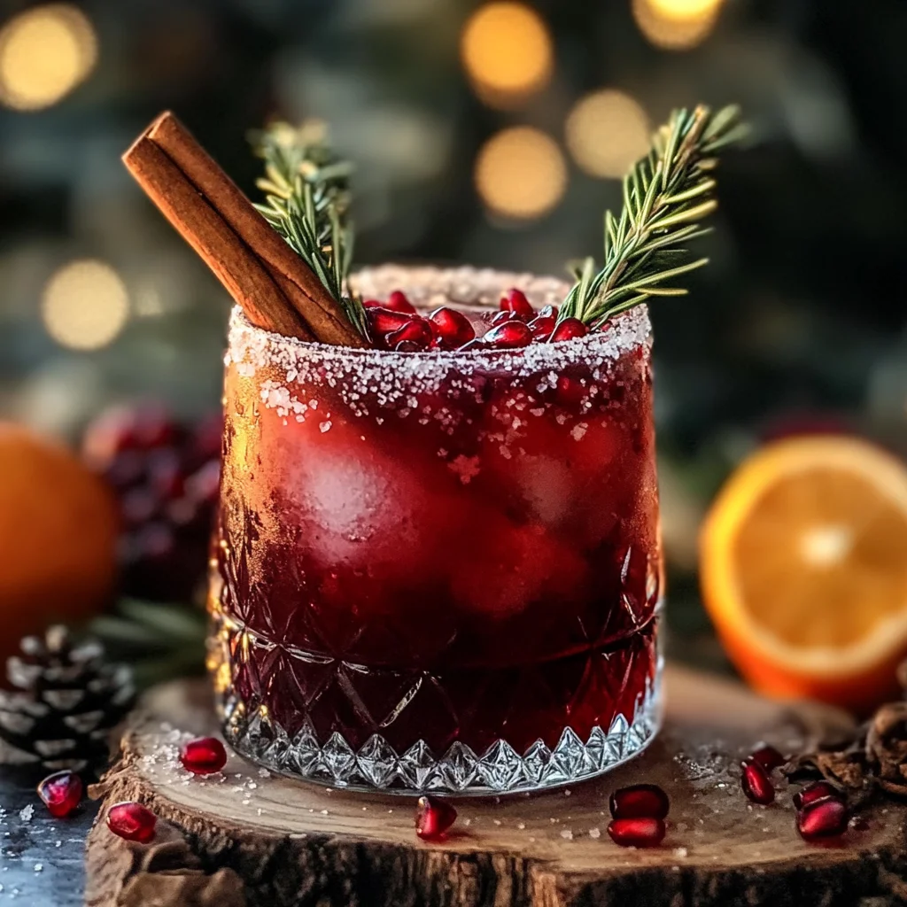 Spiced Christmas Margarita