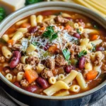 Spicy Italian Sausage Pasta e Fagioli