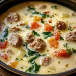 Velvety Italian Sausage Parmesan Soup Recipe