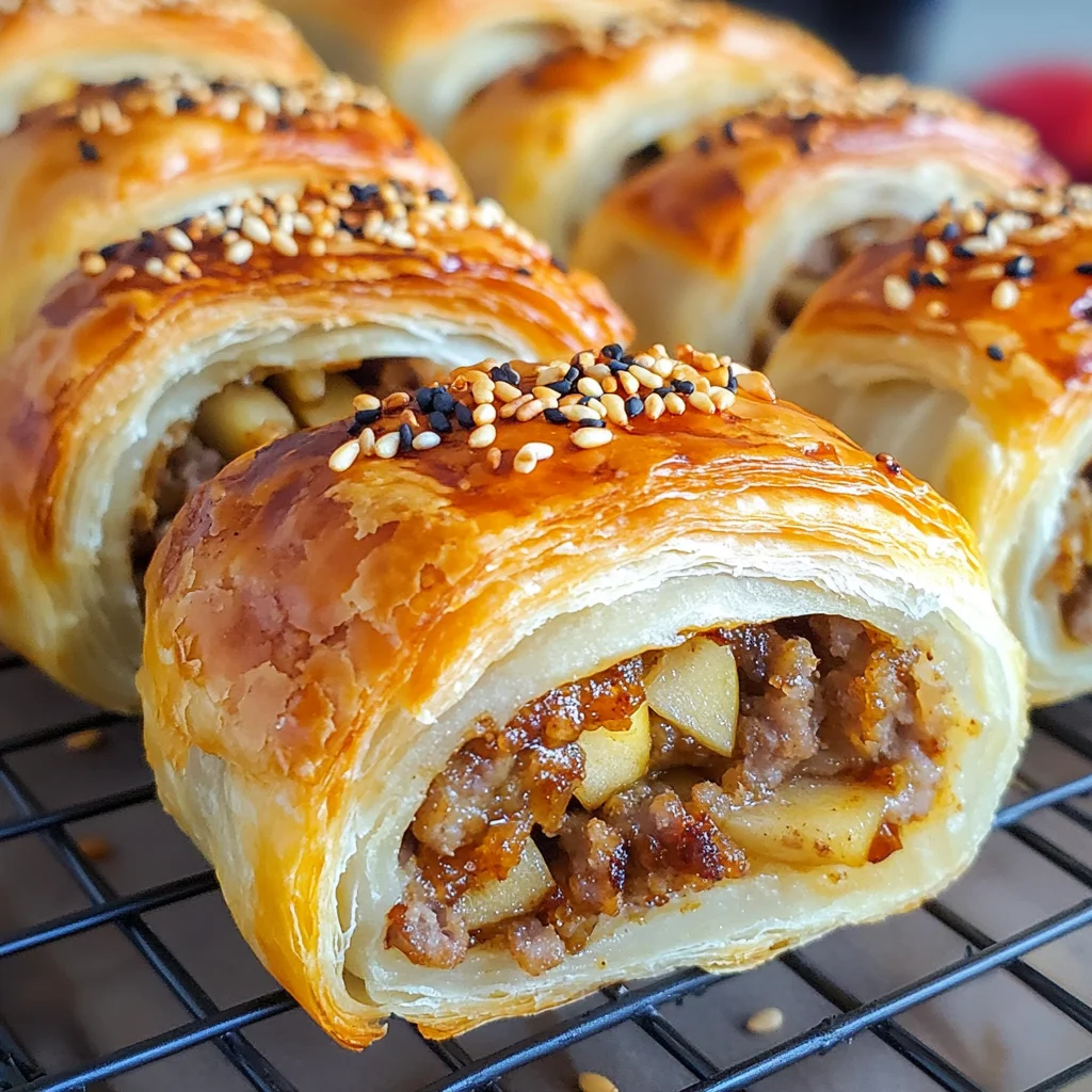beef & Apple Sausage Rolls