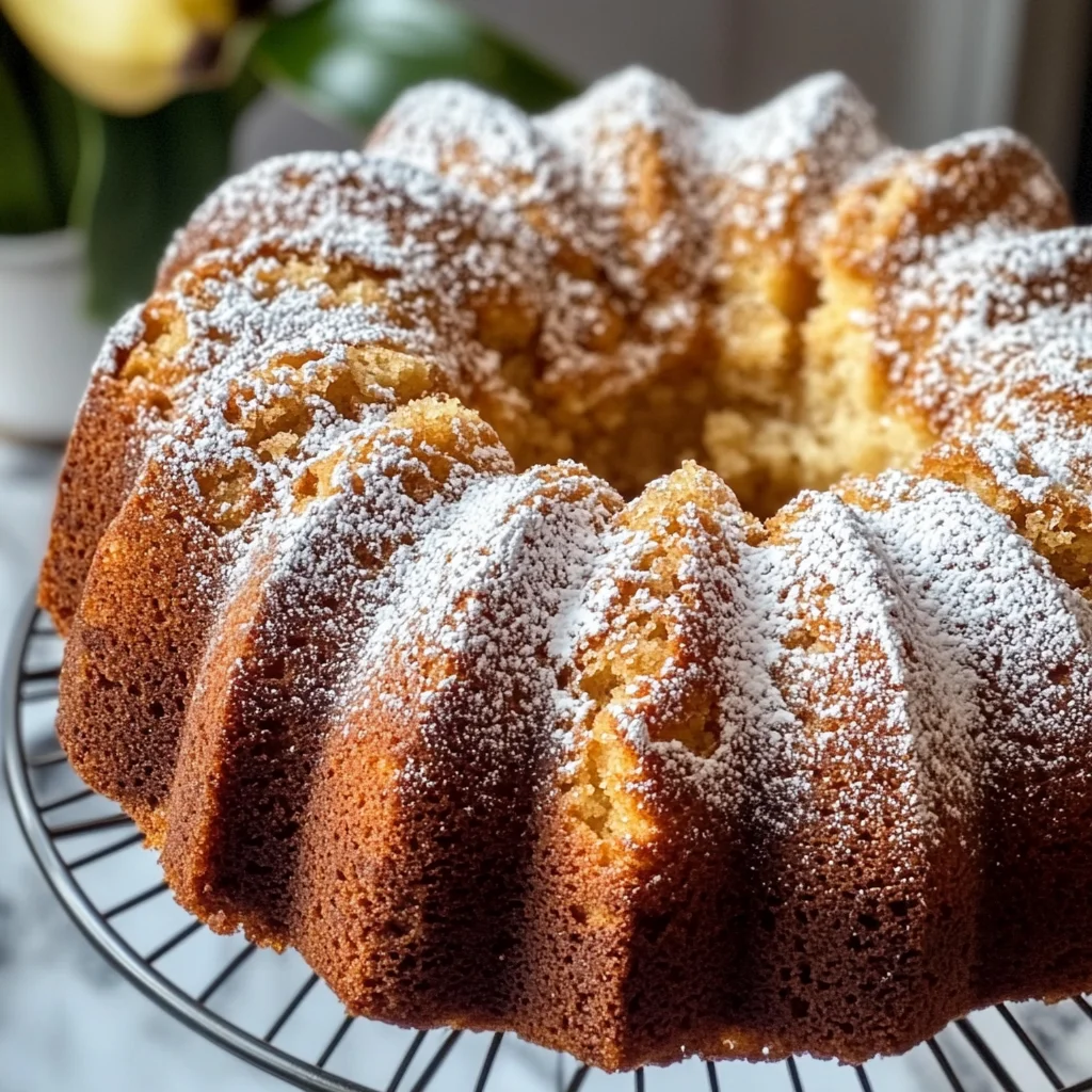 Banana Bread Bundt Cake