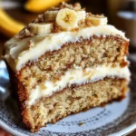 Banana Bread Cake with Cream Cheese Frosting